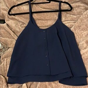 Navy blue tank top